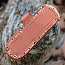 Bark River Ultra Lite Bushcrafter - Green Canvas Micarta (3.25" CPM-3V Satin) -Knives Sales ULTRA LITE SHEATH.1 47258.1650390671