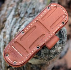 Bark River Ultra Lite Bushcrafter - Green Canvas Micarta (3.25" CPM-3V Satin) -Knives Sales ULTRA LITE SHEATH 06622.1650390671