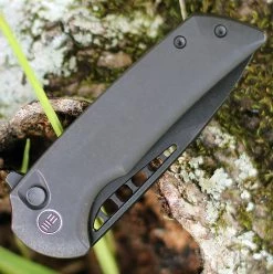 WE Mini Malice Button Lock -Blk Ti (2.98" Blk SW CPM 20CV) WE054BL-1 8 WE Mini Malice Button Lock -Blk Ti (2.98" Blk SW CPM 20CV) WE054BL-1 -Knives Sales WE054BL1.3 69271.1658155228