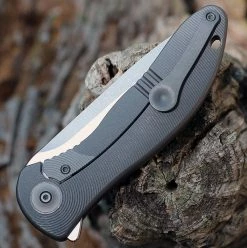 WE Synergy 2v2 Flipper- Gry Intergal Ti (3.49" SW CPM20CV) WE18046D1 -Knives Sales WE18046D1.2 76605.1658259598
