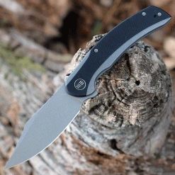 WE Knife Snick - Ti / Blk G10 (3.5" CPM 20CV Gray SW) WE19022F-1