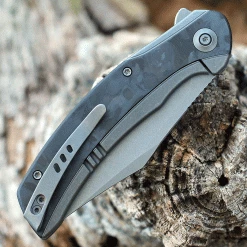 WE Knife Snick - Ti / Marble CF (3.5" CPM 20CV Gray SW) WE19022F-2 -Knives Sales WE19022F2.2 22146.1638251169