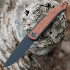 WE Knife Smooth Sentinel - Blk Ti/Cuiboutia (3" CPM 20CV Blk) WE20043-3