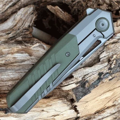 WE Knife Arsenal - Gray Ti / OD Green G10 (3.5" CPM 20CV SW) WE20073-1 -Knives Sales WE20073 1.2 55946.1637617892