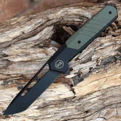 WE Knife Arsenal - Blk Ti / OD Green G10 (3.5" CPM 20CV Blk SW) WE20073-2