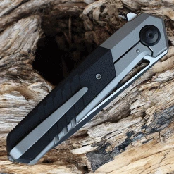 WE Knife Arsenal - Gray Ti /Blk G10 (3.5" CPM 20CV Two Tone) WE20073-3 -Knives Sales WE20073 3.2 39321.1637616194