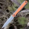 WE Knife Co. Peer, 2015A, 3.5" CPM 20CV Stonewashed Blade, Gray Titanium Handle with Orange G-10 Overlay -Knives Sales WE2015A.1 04420.1612285153