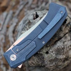 WE Shuddan Flipper- Blue Ti (3.48" Satin CPM20CV) WE210152 -Knives Sales WE210152.2 85972.1658259134