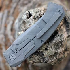 WE Shuddan Flipper- Gray Ti (3.48" SW CPM20CV) WE210154 -Knives Sales WE210154.2 44823.1658260488