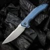 WE Knife Quixotic Frame Lock - Blue Ti (3.5" CPM 20CV Silver BB) WE21016-3 -Knives Sales WE21016 3 34763.1648048809