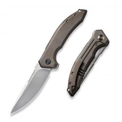 WE Knife Quixotic Flipper - Bronze Ti (3.45" CPM 20CV) - WE21016-5