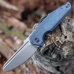 WE StarHawk Flipper - Blue Ti. (2.81 CPM-20CV Silver BB) WE21017-4