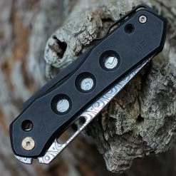 We Vision R Manual - Blk Ti. (3.54" Hakkapella Damasteel) WE21031-DS1 -Knives Sales WE21031DS1.3 41370.1660596661