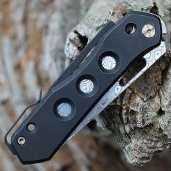 We Vision R Manual - Blk Ti. (3.54" Hakkapella Damasteel) WE21031-DS1 -Knives Sales WE21031DS1.4 44622.1660596661