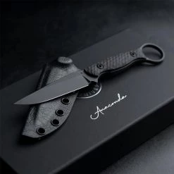 Toor Knives Anaconda Shadow Black - Blk G10 (3.8" CPM 3V Blk) -Knives Sales anaconda.2 65158.1649185311