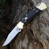 Buck Auto 112BRSA, 3" Satin 420HC SS Plain Blade, Macassar Ebony Dymondwood Handle -Knives Sales bu112brsa.3 20236.1566586146