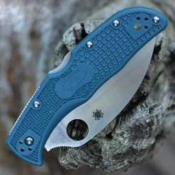 Spyderco Endela Lightweight Blue FRN (3.42" K390 Wharncliffe Satin) C243FPWK390 -Knives Sales c243.2 48934.1657729513