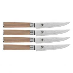 Shun Classic Blonde 4PC Steak Set - ( 4 3/4" SS VG-MAX) DMS400W