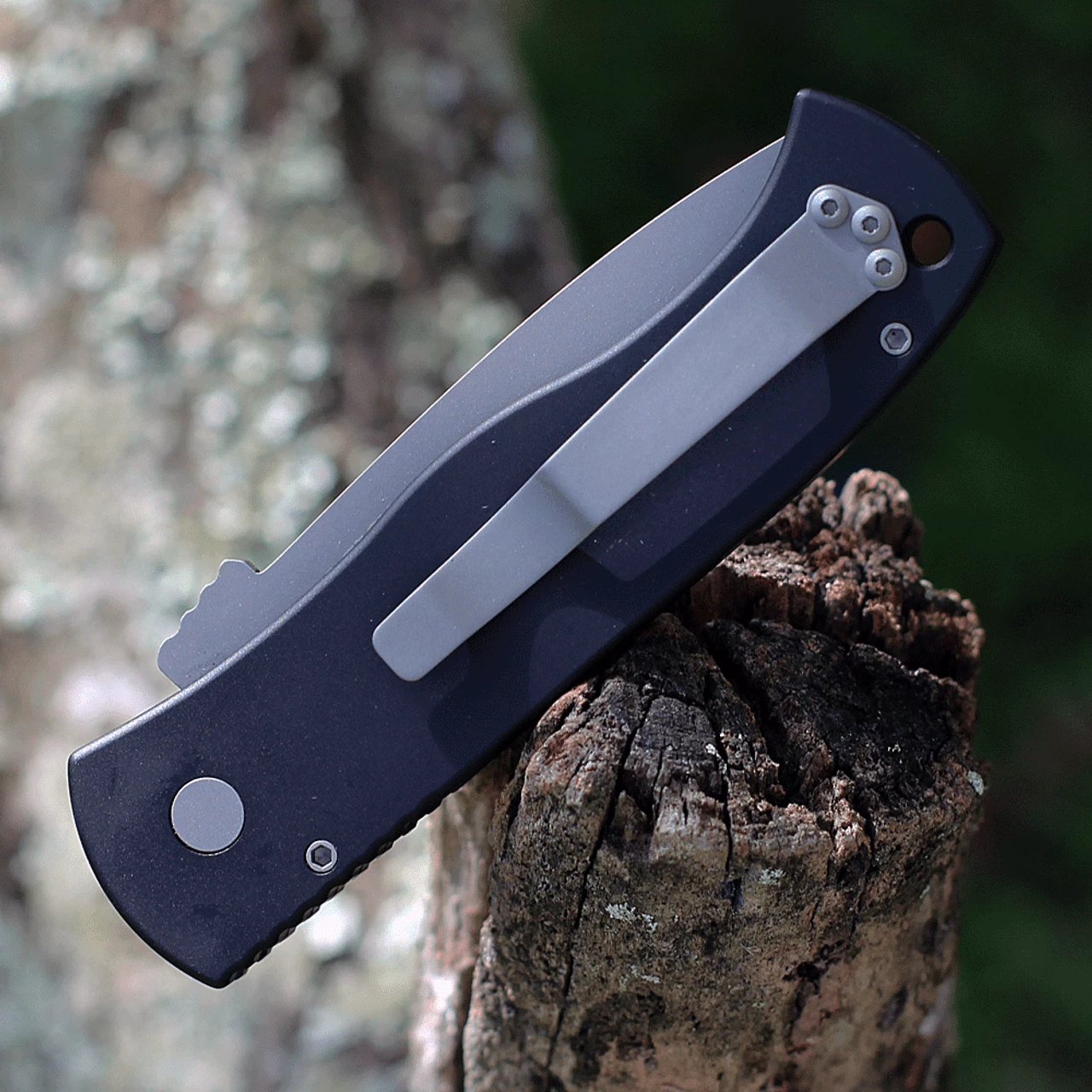 Pro-Tech Emerson CQC-7 Automatic Blk Alum (3.25" Blasted Tanto) E7T01 5 Pro-Tech Emerson CQC-7 Automatic Blk Alum (3.25" Blasted Tanto) E7T01 - Image 3