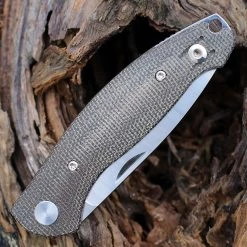 GiantMouse ACE Farley Slipjoint - Green Canvas Micarta (2.8" M390 Satin) 8 GiantMouse ACE Farley Slipjoint - Green Canvas Micarta (2.8" M390 Satin) -Knives Sales farley GRN canvas.3 04575.1645647654