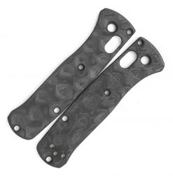 Flytanium Raindrop CF Scales - for Benchmade MINI Bugout