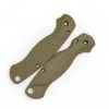 Flytanium Lotus OD Green G-10 Scales - for Spyderco Paramilitary 2 -Knives Sales fly814 56394.1623780619