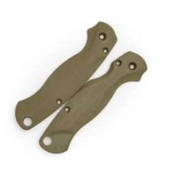 Flytanium Lotus OD Green G-10 Scales - for Spyderco Paramilitary 2