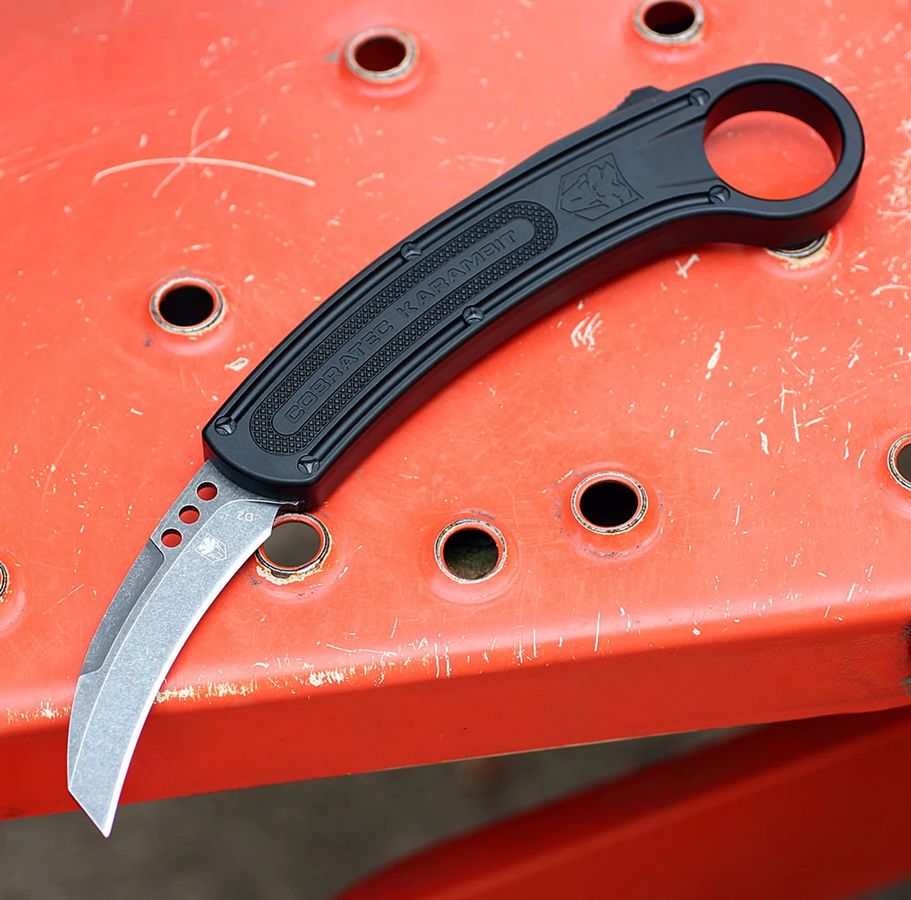 CobraTec Knives CTBK Karambit, 2.75" D2 Steel Blackwash Blade, Aluminum Handle 4 CobraTec Knives CTBK Karambit, 2.75" D2 Steel Blackwash Blade, Aluminum Handle - Image 2