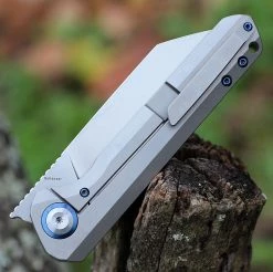 Kansept Bulldozer - Gray Ti (3.8" CPM-20CV Satin) K1028A1 -Knives Sales k1028a1.1 02028.1638896382