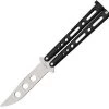 BenchMark Balisong Trainer Knife - Black Metal Alloy (4" Trainer Blade) -Knives Sales knifework bm006 79108.1566585781