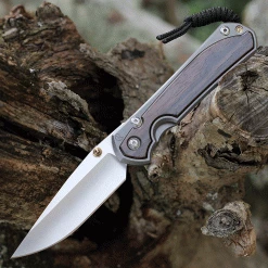 Chris Reeve Large Sebenza 31 Macassar Ebony Inlay (3.61" S45VN SW Drop Point )- L31-1116 (DOB-3/23/22)