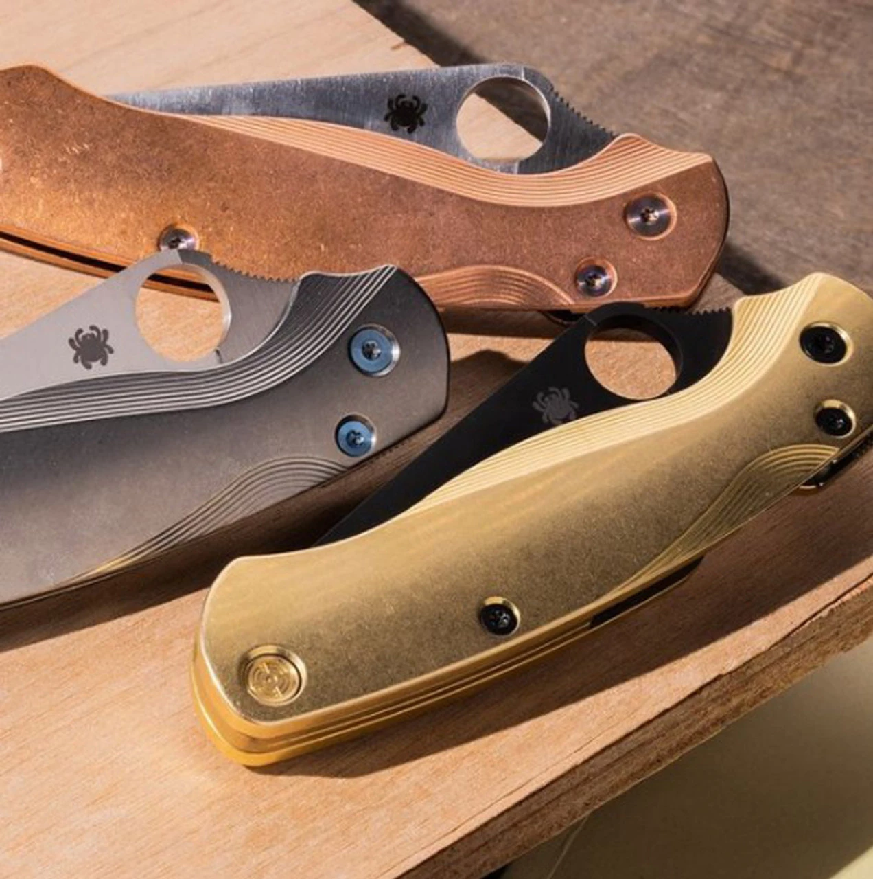 Flytanium Lotus Titanium Bead Blasted Scales - for Spyderco Paramilitary 2 Knife 4 Flytanium Lotus Titanium Bead Blasted Scales - for Spyderco Paramilitary 2 Knife - Image 2