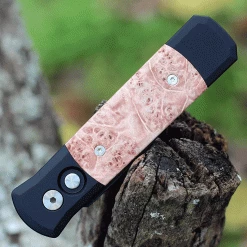 Pro-Tech Godson Automatic - Blk / Maple Burl Wood (3.15" Blk) 707 8 Pro-Tech Godson Automatic - Blk / Maple Burl Wood (3.15" Blk) 707 -Knives Sales pt707 88230.1637246340