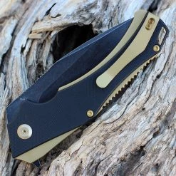 Kansept Hellx - Blk G10 / Gold Stainless (3.6" D2 Black SW) T1008A7 -Knives Sales t1008a7.1 01042.1644962863