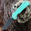 Toor Knives Chasm R- Teal 6AL-4V Ti (3.25" CPM 154 Blk)