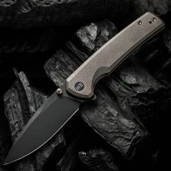 WE Knife Subjugator - Bronze Ti (3.5" CPM 20CV Blk SW) WE21014C-4
