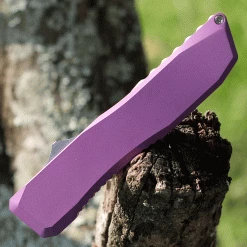 EOS Harpoon OTF Automatic Wild Purple Alum (3.7" CPM-20CV Satin Wharncliffe) HAR-04 -Knives Sales wild purp rzr satin 3 83242.1628107851